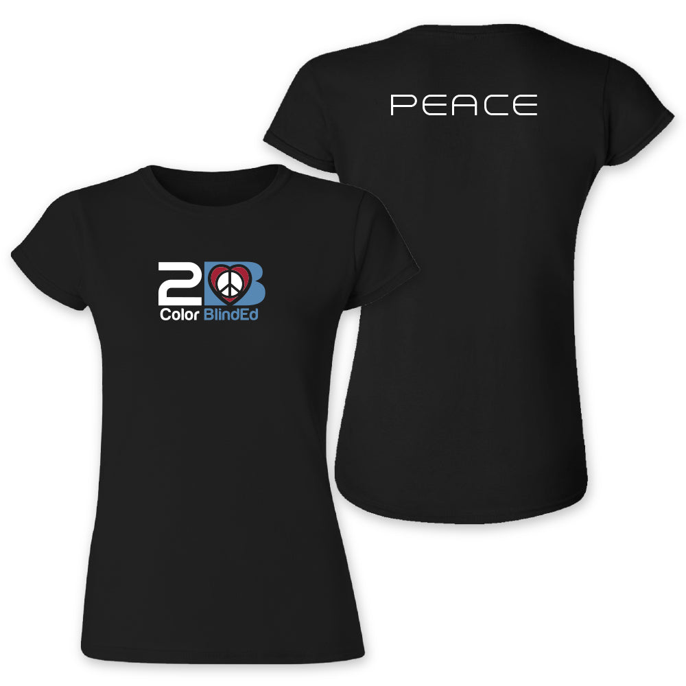 2B Color BlindEd "Peace" Women's T-Shirt