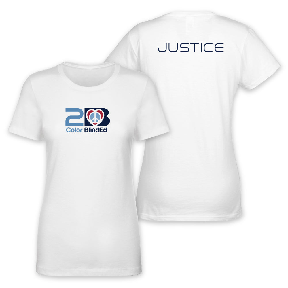 2B Color BlindEd "Justice" Women's T-Shirt