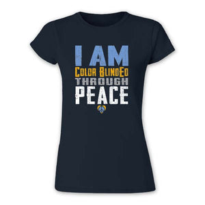 I Am Color BlindEd Through Peace Women's T-Shirt