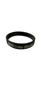 2B ColorBlindEd  Repeat Silicone Bracelet