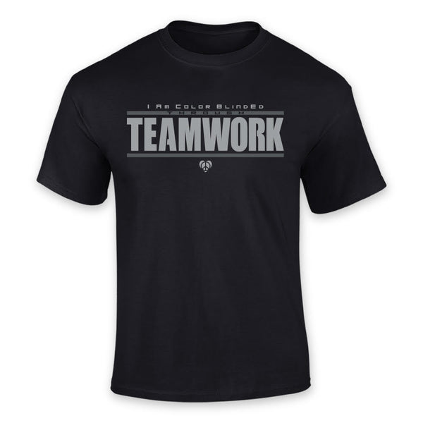 Color BlindEd Teamwork Banner Performance T-Shirt (Black)